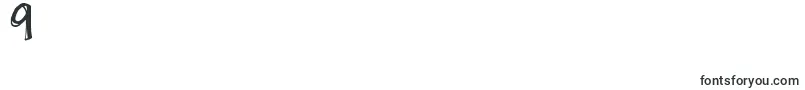 フォントDjbMeAndMyShadow – フォント数字9