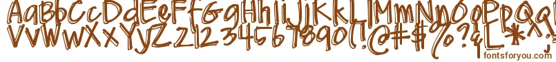 DjbMeAndMyShadow Font – Brown Fonts