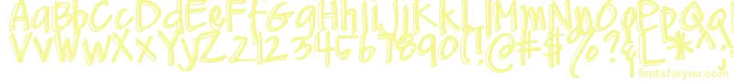 DjbMeAndMyShadow Font – Yellow Fonts