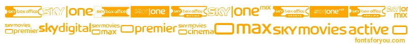 SkyTvChannelLogos Font – Orange Fonts