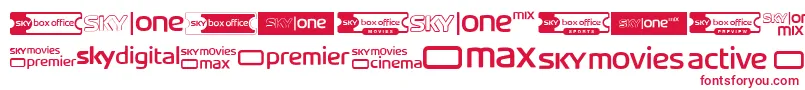 Fonte SkyTvChannelLogos – fontes vermelhas