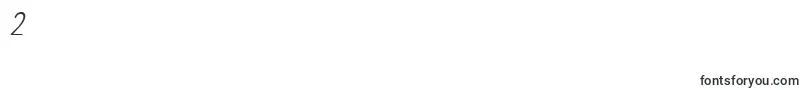 fuente GroteskstdXlightItalic – Número de fuentes 2
