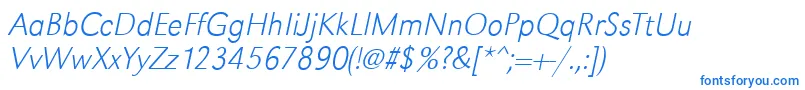 fuente GroteskstdXlightItalic – Fuentes Azules