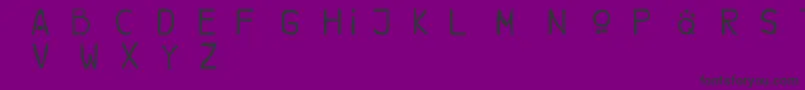 Brother Font – Black Fonts on Purple Background