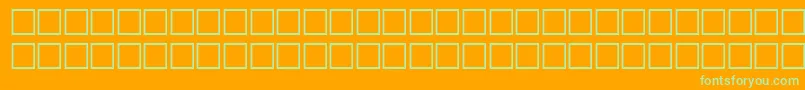 WpHebrewDavid Font – Green Fonts on Orange Background