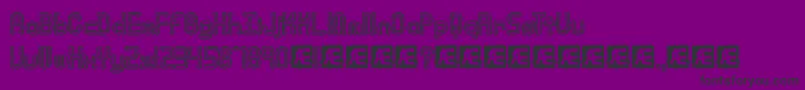 ArthritisBrk Font – Black Fonts on Purple Background