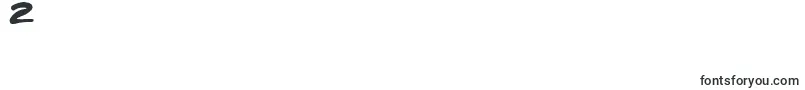 フォントChatteryt – フォント数字2