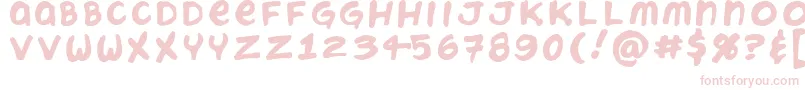 Chatteryt Font – Pink Fonts on White Background