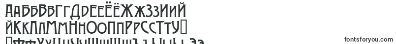 ModernoTwo-Schriftart – russische Schriften