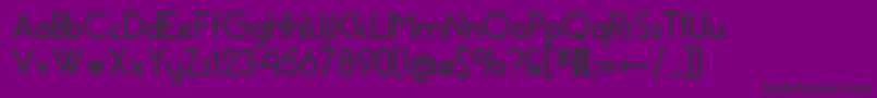 EssenceSansBold Font – Black Fonts on Purple Background