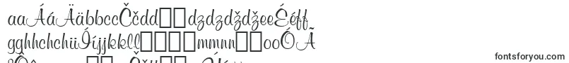 MurrayHillBoldBt-Schriftart – slowakische Schriften