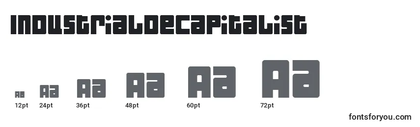 IndustrialDecapitalist Font Sizes