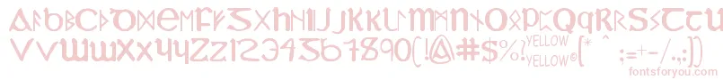 YyUncialMostIrish-Schriftart – Rosa Schriften