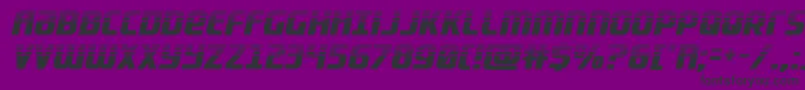 Lightsiderhalf Font – Black Fonts on Purple Background