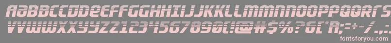 Lightsiderhalf Font – Pink Fonts on Gray Background