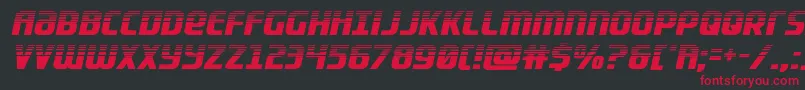 Lightsiderhalf Font – Red Fonts on Black Background
