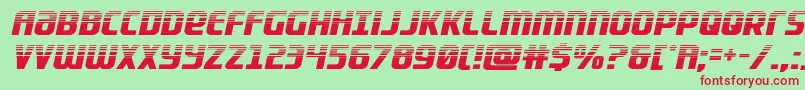 Lightsiderhalf Font – Red Fonts on Green Background