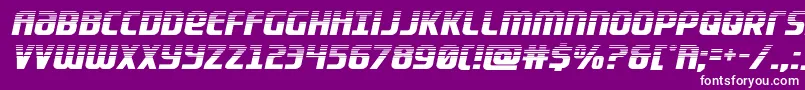 Lightsiderhalf Font – White Fonts on Purple Background
