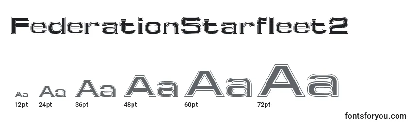 Размеры шрифта FederationStarfleet2