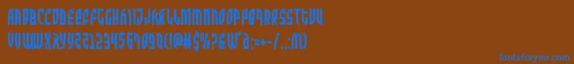 fuente Zoneridercond – Fuentes Azules Sobre Fondo Marrón