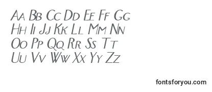 Review of the FoxtrotItalic Font