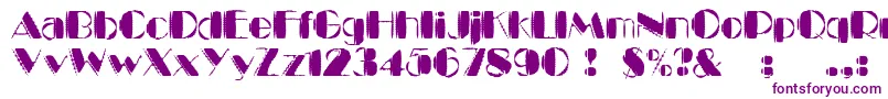KaptinTribbleWound-fontti – violetit fontit