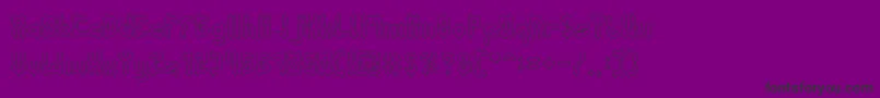 More about AntiqueRetroHollow Font AntiqueRetroHollow Font – Black Fonts on Purple Background
