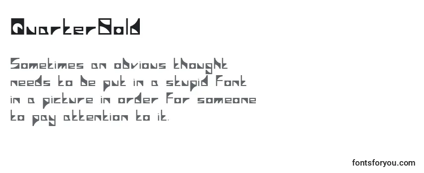 QuarterBold Font