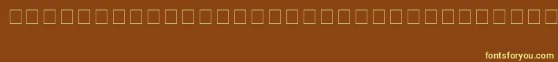 Шрифт YsgarthEnglishNormal – жёлтые шрифты на коричневом фоне