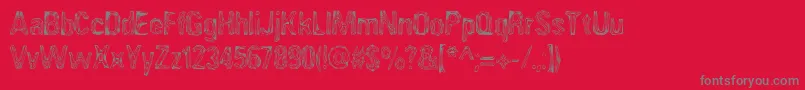 fuente AngiomaAoe – Fuentes Grises Sobre Fondo Rojo