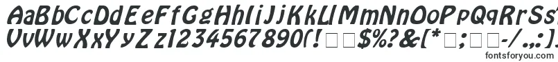 HoborItalic-fontti – Vakiintuneet fontit
