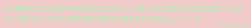 Prometheancond Font – Green Fonts on Pink Background