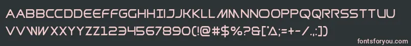 Prometheancond Font – Pink Fonts on Black Background