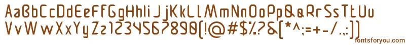 Pamekasanr Font – Brown Fonts on White Background