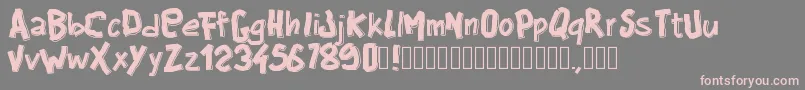 More about Pwbigblocks Font Pwbigblocks Font – Pink Fonts on Gray Background