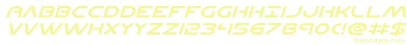 Planetncompactexpandital Font – Yellow Fonts