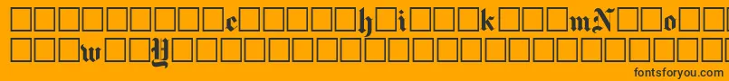 Newyorktimes Font – Black Fonts on Orange Background