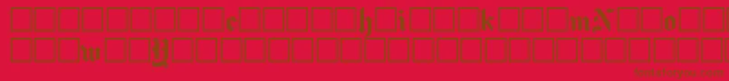 Newyorktimes Font – Brown Fonts on Red Background