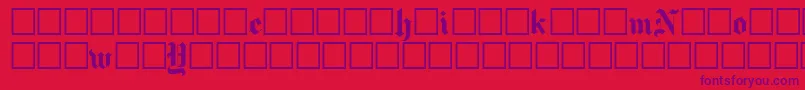 Newyorktimes Font – Purple Fonts on Red Background
