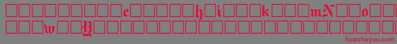 Newyorktimes Font – Red Fonts on Gray Background