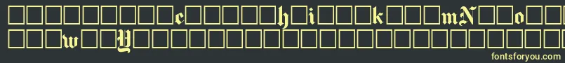 Newyorktimes Font – Yellow Fonts on Black Background