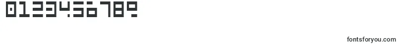 RocketTypeCondensed Font – Fonts for Numbers and Digits