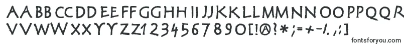 Шрифт CorrodetclassicapsBlack – очень широкие шрифты
