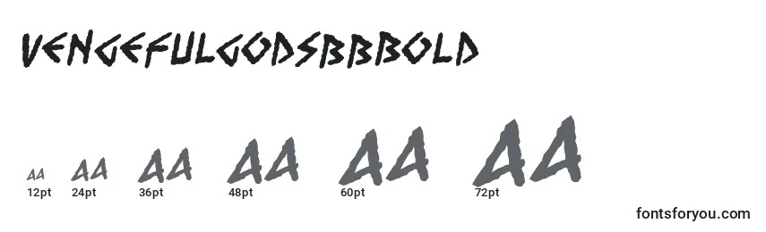 VengefulgodsbbBold Font Sizes