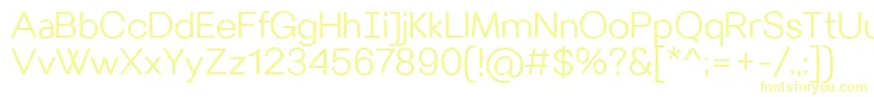 VillerayroundedSemilight Font – Yellow Fonts