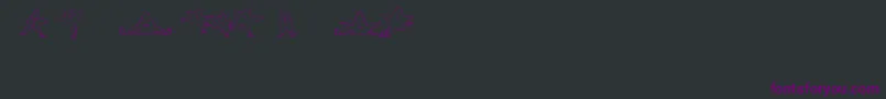 IceStarsIi Font – Purple Fonts on Black Background