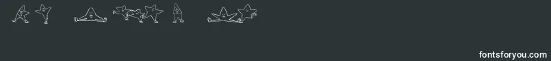 IceStarsIi Font – White Fonts on Black Background
