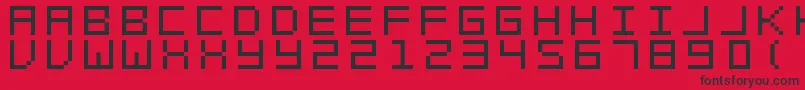 fuente Swft – Fuentes Negras Sobre Fondo Rojo