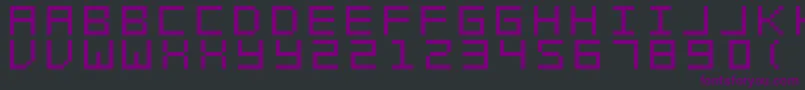 Swft Font – Purple Fonts on Black Background