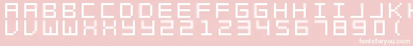 Swft Font – White Fonts on Pink Background